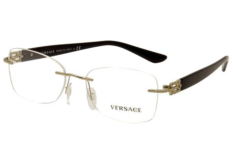 women's versace eyeglasses frames|versace rimless glasses for women.